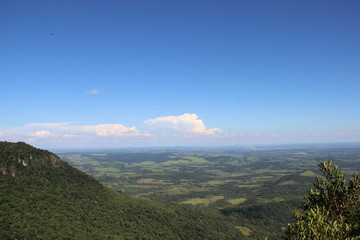 Paisaje desde un cerro 