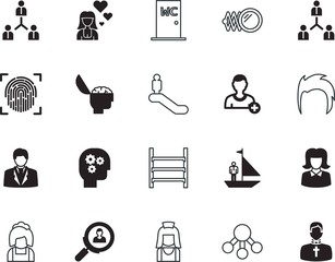 people vector icon set such as: heart, delivery, god, bathroom, shelf, blue, vanity, talent, solution, friendship, website, employer, inspiration, gender, red, portrait, warehouse, recruitment