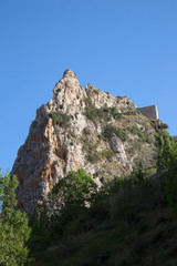 Fototapeta na wymiar Peak in Poza de la Sal; Burgos