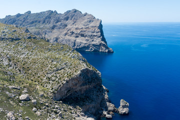 rocks near Cape Formentor in Majorca
