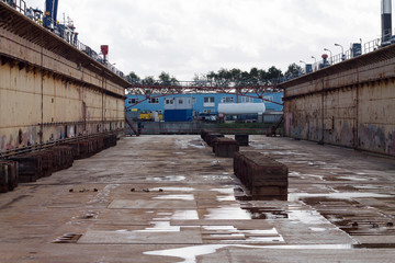 Old Shipyard/dockyard in Cuxhaven, Germany 