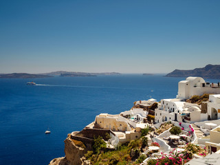 Obraz premium Caldera view from Oia Santorini Greece