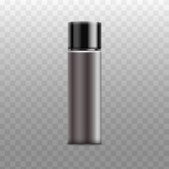 Bottle sprayer for deodorant realistic vector mockup illustration isolated.