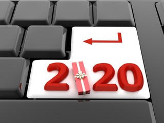 online 2020 concept