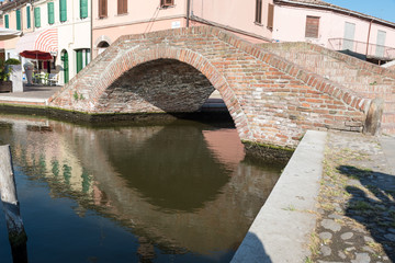 City of Comacchio in Italy