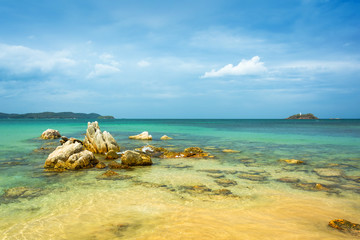 Beautiful sea sight at Marble beach,  Sri Lanka