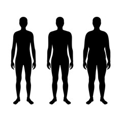 Vector man silhouette