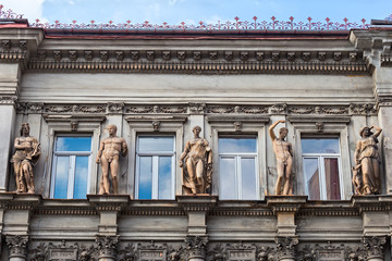 Bucharest vintage architecture