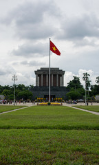 Imagen del mausoleo de Ho Chi Minh en Hanoi, Vietnam