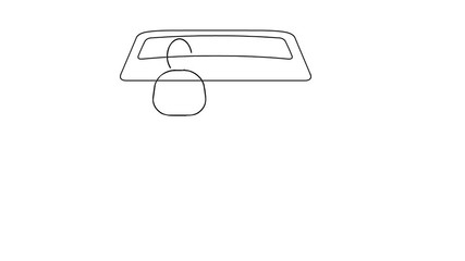 voiture transparent sans main