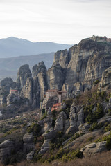 Fototapeta na wymiar Trip to Meteora Monasteries in Greece