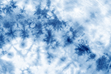 blue tie dye pattern abstract background.
