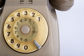 Telefono con cornetta vintage