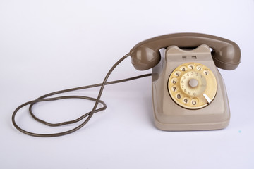 Telefono con cornetta vintage