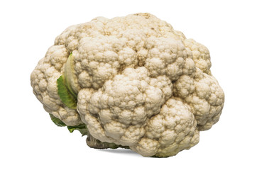 Cauliflower close-up 3d rendering with realistic texture