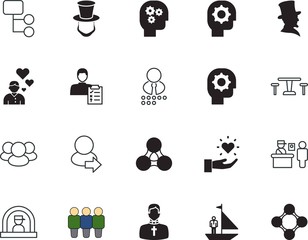 people vector icon set such as: equipment, corporate, registration, customer, religious, hotel, preaching, xray, minimal, lungs, identity, ocean, happy, shape, diagnosis, password, beautiful, arrow