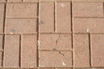 Texture of paving slabs. Flat photo of paving slabs.