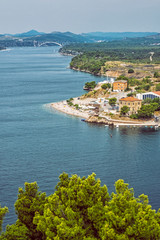 View from St. Michael's Fortress, Sibenik, Croatia
