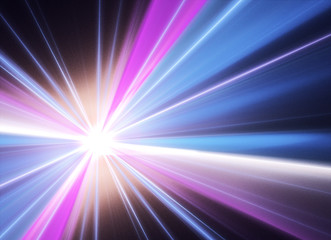 Obraz premium Abstract color dynamic background with lighting effect. Fractal art