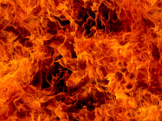 Fire flames, background of flames