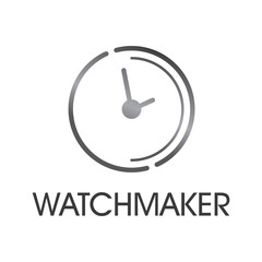 Vector logo for watchmaker and watch repair