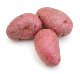Red Potato with white background
