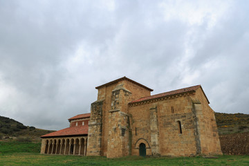 Fototapeta na wymiar León,Spain,4,2015; Monastery of San Miguel of Escalada founded at the end of ninth century.
