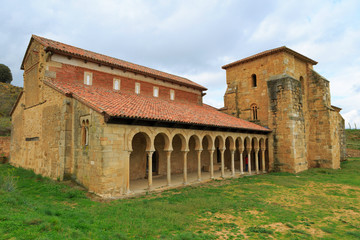 Fototapeta premium León,Spain,4,2015; Monastery of San Miguel of Escalada founded at the end of ninth century.