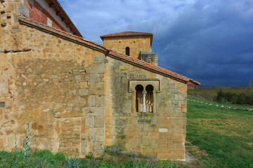 León,Spain,4,2015; Monastery of San Miguel of Escalada founded at the end of ninth century.
