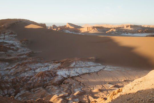 The Amfitheater, the big Dune and the Salt Lakes.