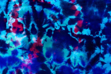 tie dye pattern fabric texture abstract bacground.