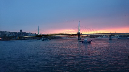 Fototapeta premium sunset on the sea