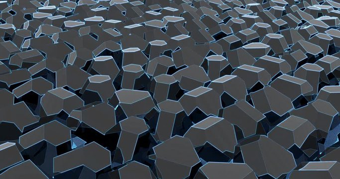 3d business template on black backdrop. Abstract blue illustration. Digital geometric abstract background. 3d render illustration. Modern wallpaper. Futuristic digital texture.