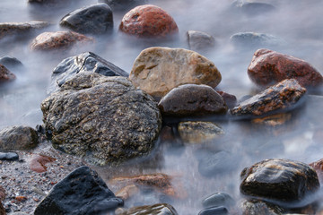 stones in the water