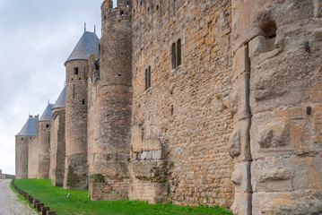 Medieval Castle of Carcassonne, Aude Occitanie France