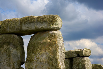 Large stones balanced on top of each other