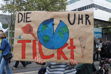 freitags, Zukunft, Demonstration gegen Klimawandel