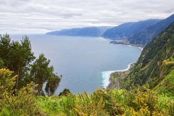 Obraz premium View from Eira da Achada viewpoint in Madeira, Portugal