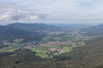 Fototapeta na wymiar hiking in the bavarian mountains