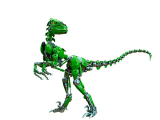 velociraptor robot pin up pose