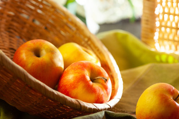 Apples in a basket