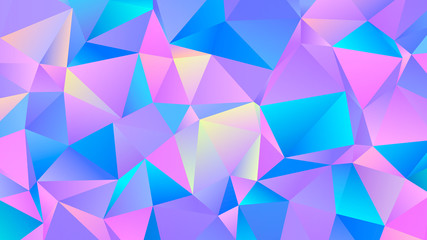 Obraz premium Color Vibrant Triangle Polygon Bg Creative Design