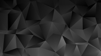Trendy Low Poly Dark Background for Your Business