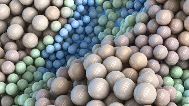 easter eggs in basket