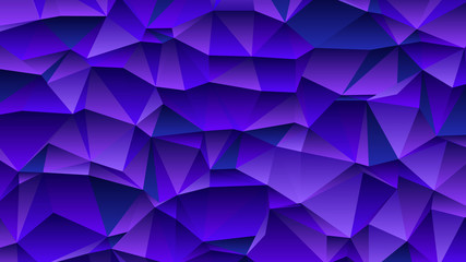 Trendy Low Poly with Indigo and Violet Backdrop