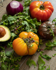 Fresh Vegetables Close Up