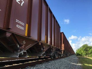 Obraz premium train at the station