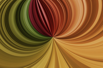 Multicolored space curved lines, fantastic abstract background