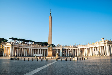 Naklejka premium The Vatican Obelisk in St Peter's Square
