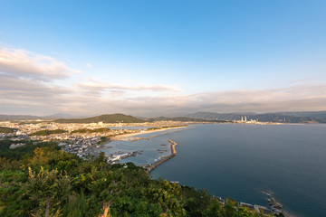 Fototapeta na wymiar 和歌山市　高津子山展望台からの眺望